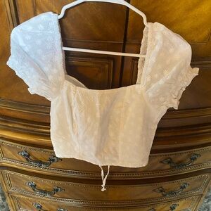 Sky and Sparrow white short sleeve